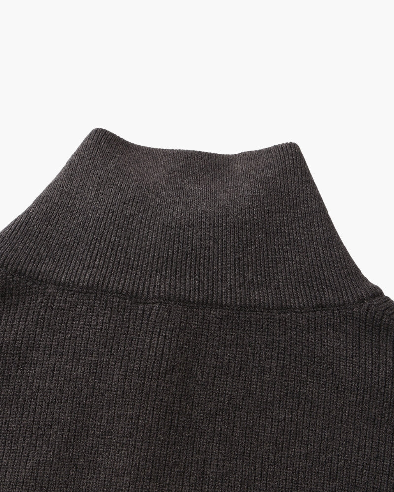 Refined Half-Zip Knit Pullover