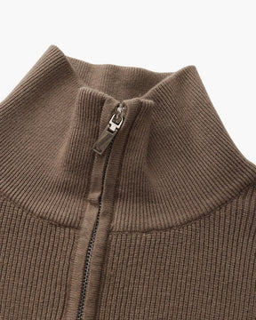 Refined Half-Zip Knit Pullover