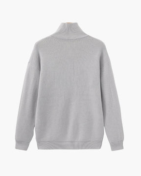 Refined Half-Zip Knit Pullover