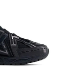 1906A Black Silver Metallic Men's